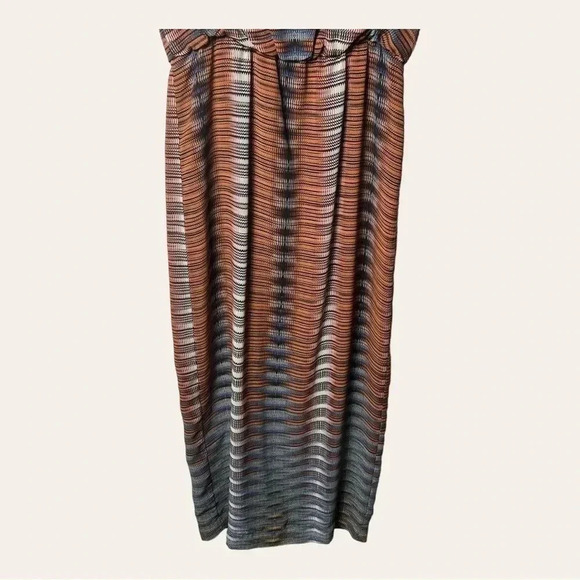 1122. ANTHROPOLOGIE HD IN PARIS MAXI DRESS SLEEVELESS SIZE 0 MULTICOLORED - Picture 5 of 10